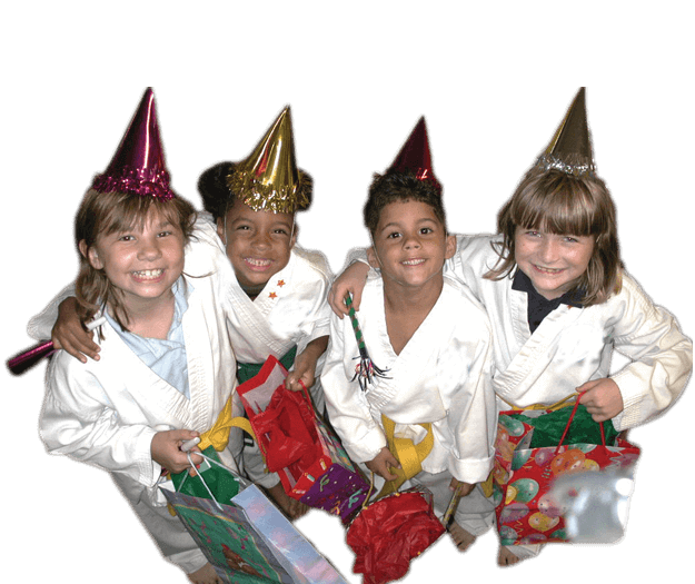 Martial Arts Birthday Party in Ladera Ranch CA - Happy Birthday Kids Party Footer Banner